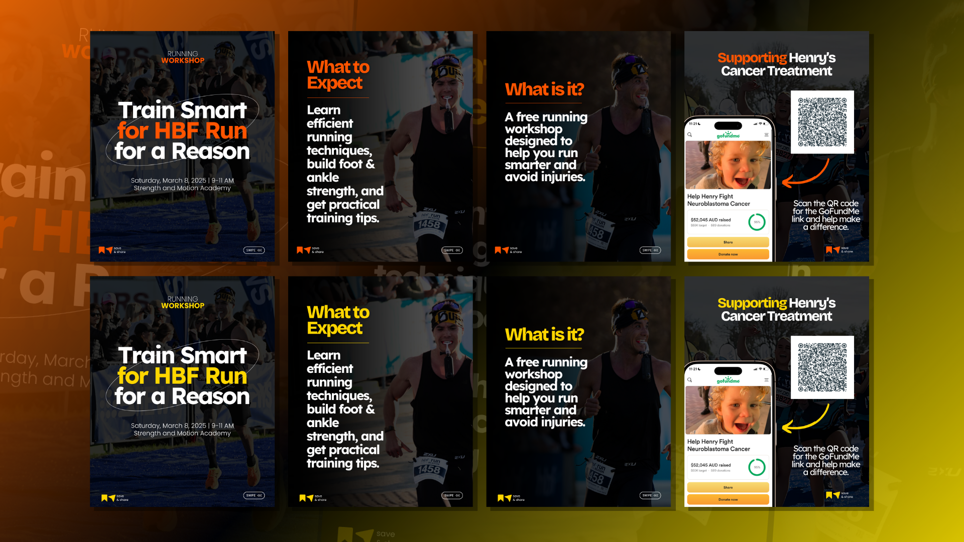 Strength and Motion Academy social content campaign